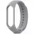 Bratara pentru ceas AccExpert Strap Silicone Sport Mi Band 5 gray