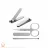 Set manichiura Xiaomi Mijia Nail Clipper Stainless Steel Set, Set manichiura,  Argintiu