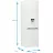 Холодильник BEKO RCSA406K40DWN, 386 л,  Ручное размораживание,  Капельная система размораживания,  202.5 см,  Белый, A++