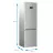 Холодильник BEKO RCNA406E40ZMN, 362 л,  No Frost,  Быстрое замораживание,  Дисплей,  203 см,  Серебристый, A++