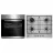 Cuptor electric incorporabil BEKO BSE22130X + plita, 71 l,  Grill,  Timer,  6 moduri,  Curatare traditionala, A