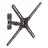 Настенное крепление BARKAN BM331, 13"-65",  -5°,  +15°,  400x400,  40 кг,  Чёрный