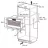 Cuptor electric incorporabil Samsung NQ50H5533KS/WT, 50 l,  Grill electric,  Timer,  5 moduri,  Curatare cu abur,  Inox, A