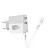 Incarcator Hoco C75 Imperious dual port charger (Micro) (EU) white