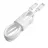 Cablu Hoco L=1M White X51 High-power 100W charging data cable Type-C to Type-C 