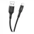Cablu Hoco U79 Admirable smart power off charging data cable for Lightning Black