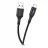 Cablu Hoco U79 Admirable smart power off charging data cable for Type-C Black