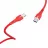 Cablu Hoco X45 Surplus charging data cable for Type-C to Type-C (L=1M) Red