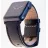 Bratara pentru ceas HELMET Leather Apple watch strap 42/44 M/L Blue