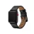 Ремешок браслет для часов HELMET Leather Apple watch strap 42/44 M/L Black