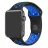 Bratara pentru ceas OEM Sport Apple watch strap  silica gel 42/44 M/L Blue Black
