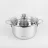 Cratita cu capac Maestro Mr-3510-18, 2 l,  18 cm,  Inox,  Inox