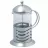 French-press Maestro Mr-1662-600, 0.6 l,  Inox,  Sticla,  Inox