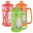 French-press Maestro Mr-1663-350, 350 l,  Plastic,  Sticla termorezistenta,  Verde,  Portocaliu,  Rosu