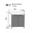Element bucatarie Ambianta Modul inferior Perla MI3 600, Antracit