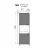 Element bucatarie Ambianta Modul inalt p/u cuptor Perla MM1 600, Antracit