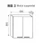 Element bucatarie Ambianta Modul superior suspendat cu usi Perla MS3 600, Antracit