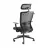 Fotoliu de birou Lumi Premium High-Back Mesh CH05-5,  Black, Metal,  Plasa,  Stofa,  Gazlift,  Negru, 110-120 x 64 x 45