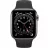 Smartwatch APPLE Watch Series 6 GPS + Cellular,  44mm Stainless Steel Case with Black Sport Band, M09H3, Graphite, Watch OS,  OLED,  1.78",  GPS,  Bluetooth 5.0,  Black