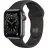 Smartwatch APPLE Watch Series 6 GPS + Cellular,  44mm Stainless Steel Case with Black Sport Band, M09H3, Graphite, Watch OS,  OLED,  1.78",  GPS,  Bluetooth 5.0,  Black