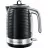 Электрочайник Russell Hobbs Inspire Black,  24361-70, 1.7 л,  2400 Вт,  Зоны быстрого кипячения на 1, 2, 3 чашки,   Металл,  пластик,  Черный