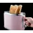 Prajitor de pâine Russell Hobbs Bubble Soft Pink,  25081-56, 930 W,  2 felii,  6 moduri,  Control mecanic,  Roz