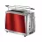 Prajitor de pâine Russell Hobbs Luna Solar Red,  23220-56, 1550 W,  2 felii,  6 moduri,  Control mecanic,  Rosu,  Inox