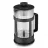 French-press Aurora AU8004, 0.6 l,  Sticla,  Plastic,  Negru