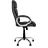 Офисное кресло OEM DELTA chrome ECO-30, Экокожа,  Газлифт,  Черный, 51.5 x 57 x 114-125