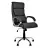 Офисное кресло OEM DELTA chrome ECO-30, Экокожа,  Газлифт,  Черный, 51.5 x 57 x 114-125