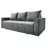 Canapea DP PARMA Catifea Dark Grey, Cadrul din lemn-placa,  Grinda de lemn,  Stofa  230 x 110 x 82 cm