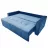 Canapea DP PARMA Catifea Blue, Cadrul din lemn-placa,  Grinda de lemn,  Stofa,  230 x 110 x 82 cm