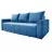 Canapea DP PARMA Catifea Blue, Cadrul din lemn-placa,  Grinda de lemn,  Stofa,  230 x 110 x 82 cm