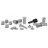 Masina de tocat carne BOSCH MFW68660, 2200 W,  4.3 kg, min,  Revers,  7 accesorii,  Inox,  Negru