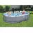 Bazin cu cadru metalic BESTWAY 56448BW Power Steel Oval, 10949 l, 488 x 305 x 107 cm, 6-12, 12+, adulti