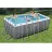 Bazin cu cadru metalic BESTWAY 56722BW Power Steel, 8124 l, 412 x 201 x 122 cm, 6-12, 12+, adulti