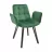 Scaun DP DC-18, Metal,  Placaj,  Spuma poliuretanica,  Stofa,  Verde,  Negru,, 61 x 63 x 82