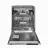 Masina de spalat vase incorporabila Gefest 60312, 15 seturi,  8 programe,  Control mecanic,  60 cm,  Alb, A++