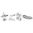 Masina de tocat carne BOSCH MFW3X17B, 2000 W,  2.5 kg, min,  Revers,  9 accesorii,  Alb,  Negru