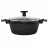 Cratita cu capac POLARIS MONOLIT-20C, 2.3 l,  20 cm,  Aluminiu forjat,  Negru