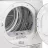 Masina de uscat rufe Heinner HCD-V804B, Standard,  Cu condensare,  8 kg,  15 programe,  Alb,  Negru, B