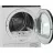 Masina de uscat rufe Heinner HCD-V804B, Standard,  Cu condensare,  8 kg,  15 programe,  Alb,  Negru, B