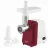 Masina de tocat carne SCARLETT SC-MG45S62, 1800 W,  2 kg, min,  Revers,  Accesorii Kebbe,  pentru carnaciori,  Alb,  Rosu