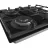Варочная газовая панель GORENJE GTW 641 EB, 4 конфорки,  Конфорка Wok,  Закаленное стекло,  Электроподжиг,  Белый, Черный
