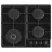Варочная газовая панель GORENJE GTW 641 EB, 4 конфорки,  Конфорка Wok,  Закаленное стекло,  Электроподжиг,  Белый, Черный