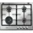 Варочная газовая панель WHIRLPOOL GMA 6422/IX Silver, 4 конфорки, Конфорка Wok, Электроподжиг, Нержавеющая сталь