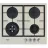 Варочная газовая панель Whirlpool GOFL 629/S HOB WP, 4 конфорки,  Конфорка Wok,  Закаленное стекло,  Электроподжиг