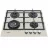 Варочная газовая панель Whirlpool GOFL 629/S HOB WP, 4 конфорки,  Конфорка Wok,  Закаленное стекло,  Электроподжиг