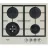 Варочная газовая панель Whirlpool GOFL 629/S HOB WP, 4 конфорки,  Конфорка Wok,  Закаленное стекло,  Электроподжиг
