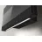 Hota Elica SUPER PLAT GR/F/80, 1200 m³/h,  1 motor,  80 cm,  Filtru din aluminiu absorbant de grasimi,  Oglinda negru